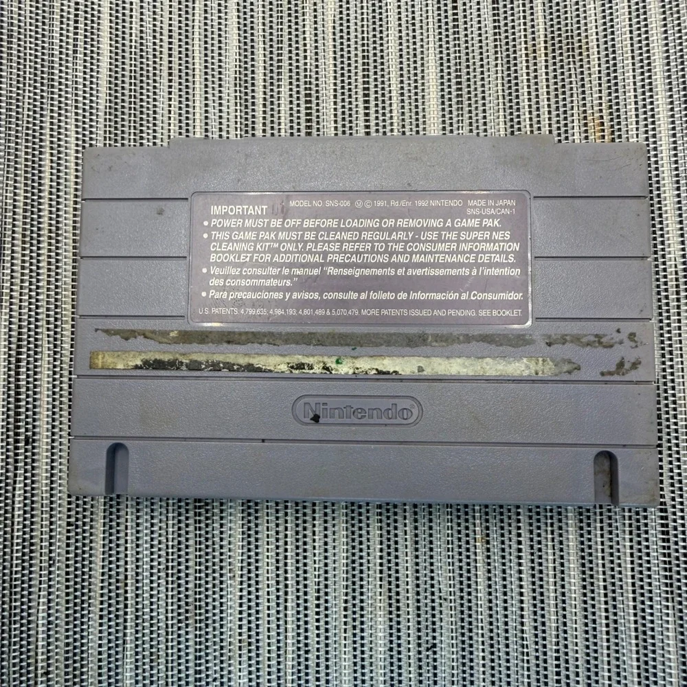 MLBPA Baseball Nintendo SNES Super Nintendo Game Cartridge SNS-006 EA Sports